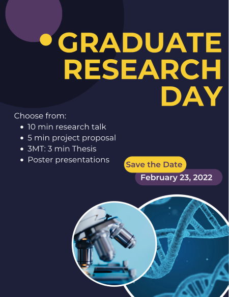 Graduate Research Day Feb 23 2023